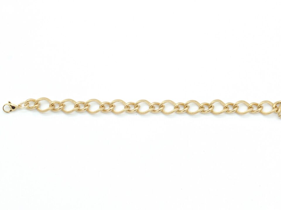 Bracciale a catena dorato